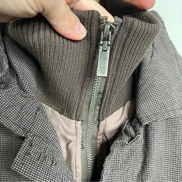 Forever 21 Mens Size Small Brown Plaid Casual Lightweight Jacket Coat Classic - Picture 5 of 11